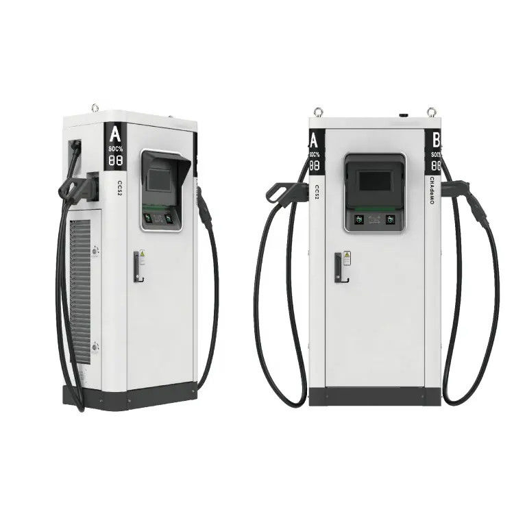 60KW Aluminum Alloy Fast DC EV Charger DC50 - 1000V Output Voltage